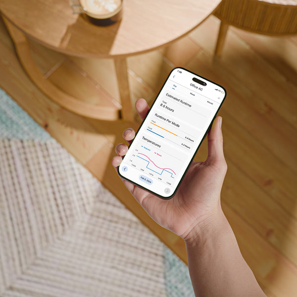 See humidity and temperature conditions at a glance and adjust for comfort